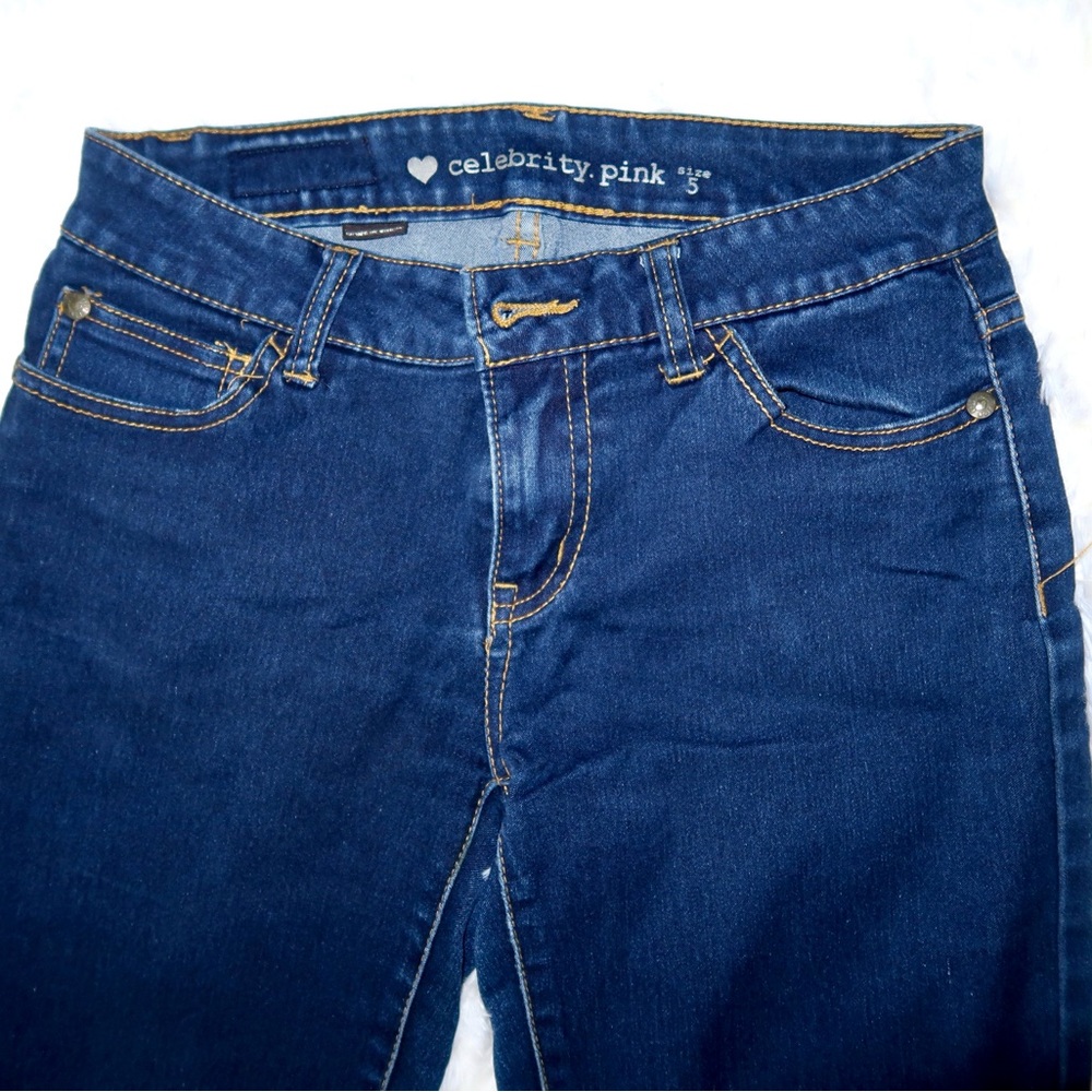 Women’s Celebrity Pink Dark Blue Jeans Size 5